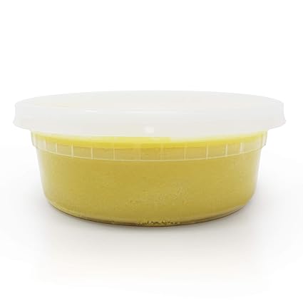 Taha African Shea Butter Cream – 100% Pure, Organic, Unrefined, and Raw, Yellow – For Skin and Stretchmarks – 8oz