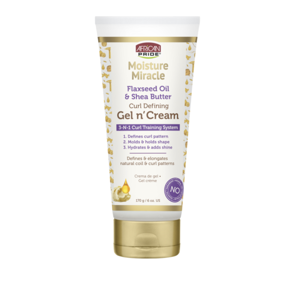 FLAXSEED OIL & SHEA BUTTER GEL N’ CREAM, 6OZ