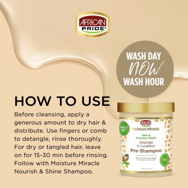 ALOE & COCONUT WATER PRE-SHAMPOO, 18OZ