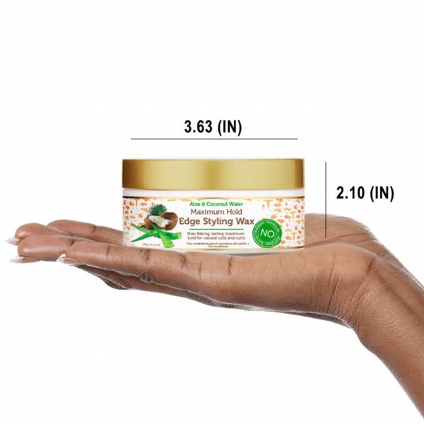 MAXIMUM HOLD EDGE STYLING WAX, 6OZ