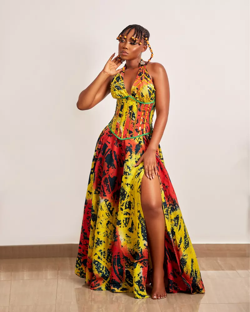 Batik Maxi Set/ Beaded Dress/ Ankara Dress/ Sequin Dress/ African print