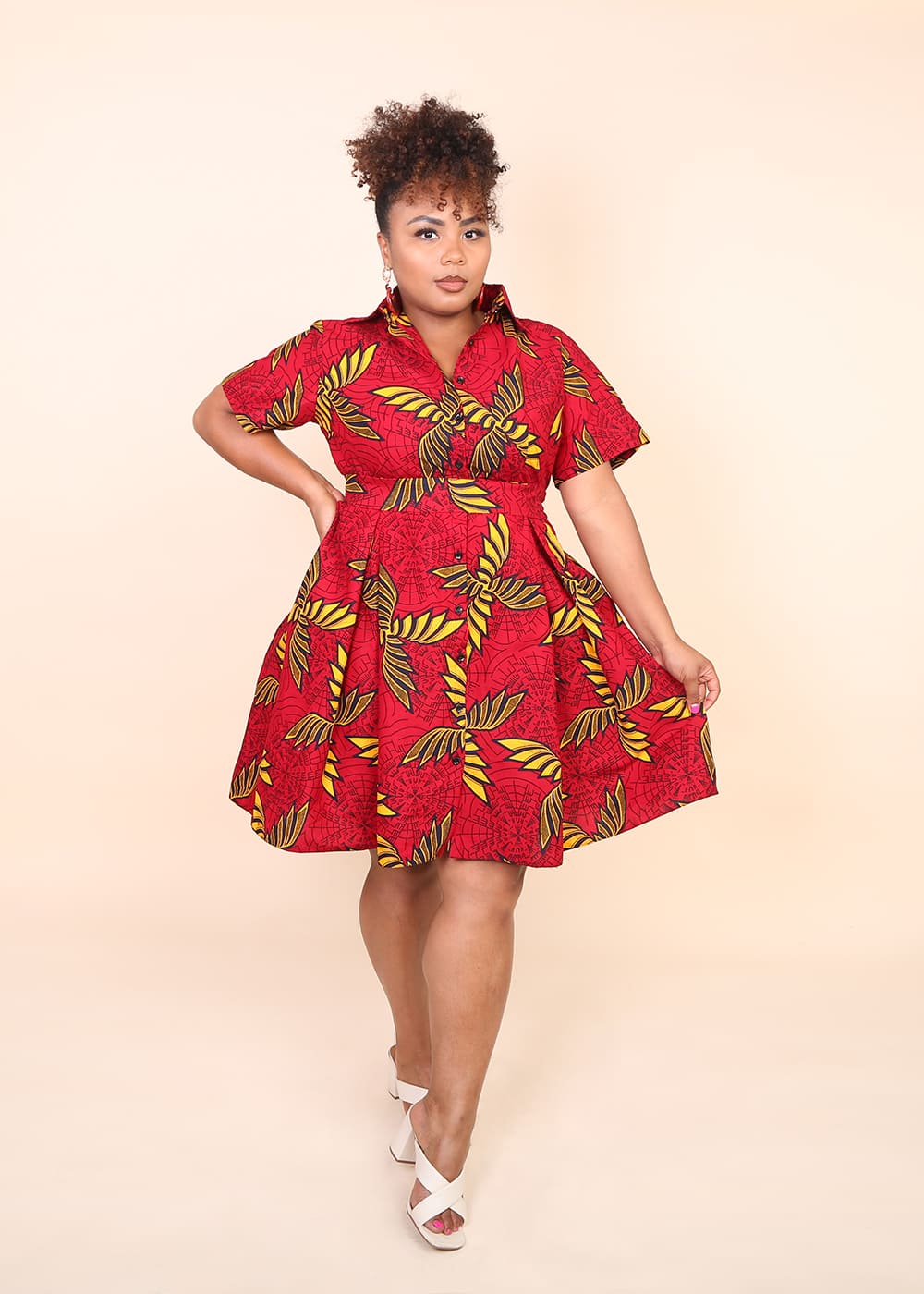 BINTAH AFRICAN PRINT DRESS