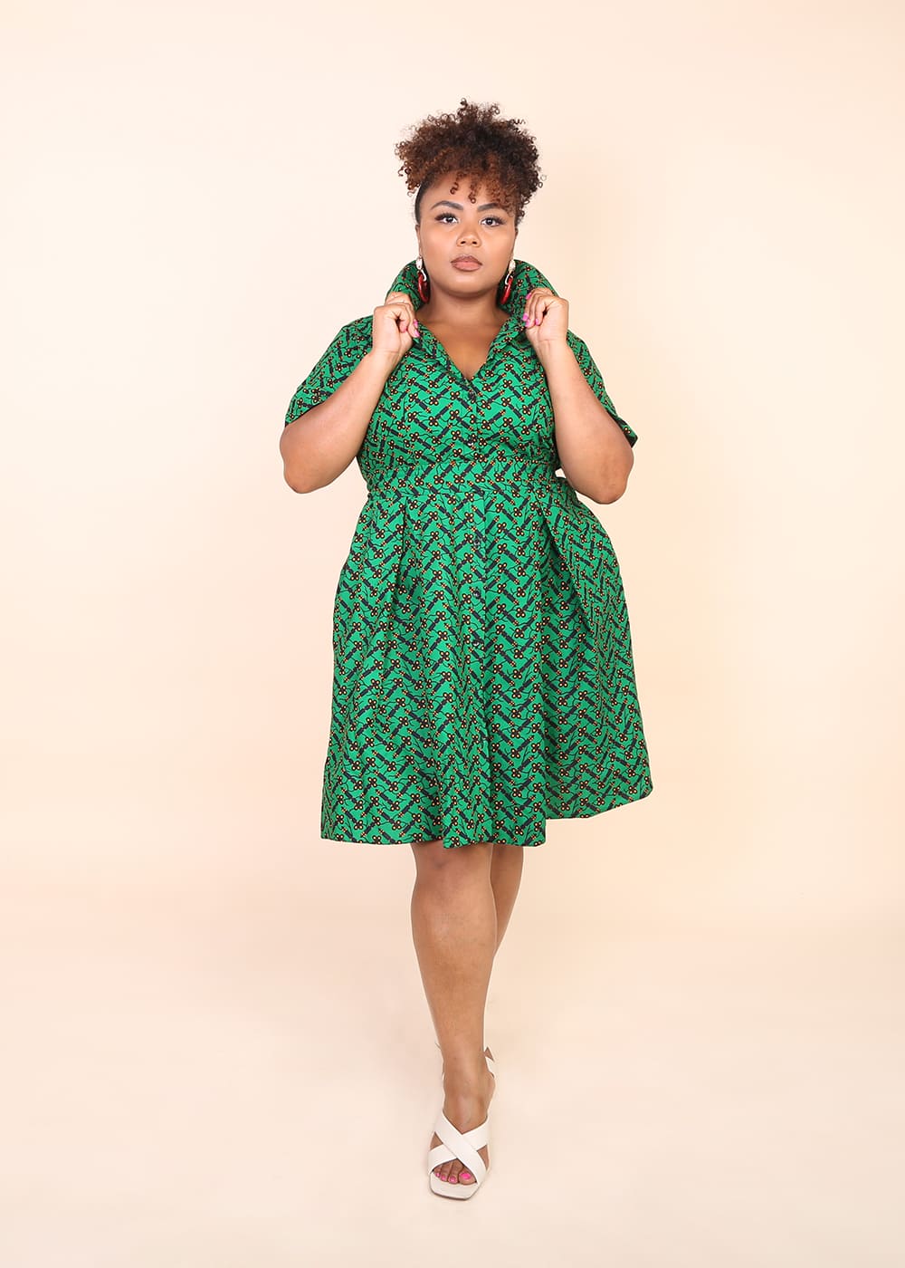 KIRAM AFRICAN PRINT DRESS