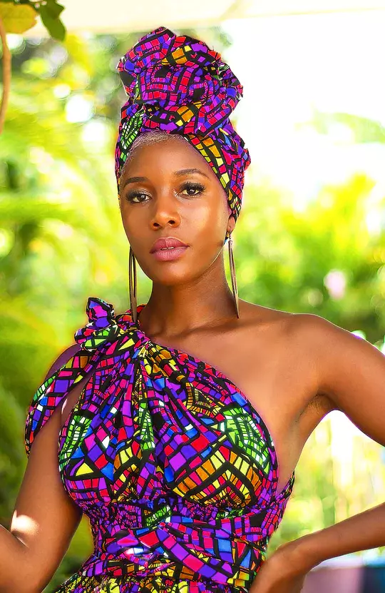 African Print Infinity Dress Belle