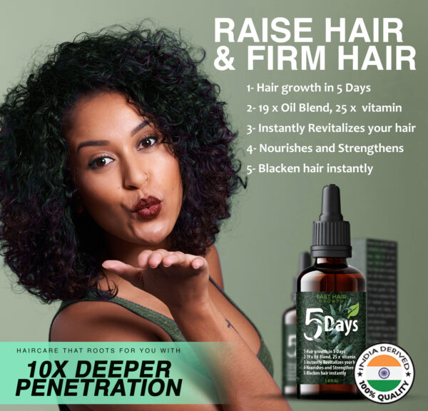 5 Days Fast Hair Growth Oil | 10 X Deeper Penetrationnnnnnnn