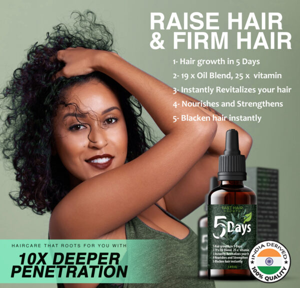5 Days Fast Hair Growth Oil | 10 X Deeper Penetrationnnnnnn