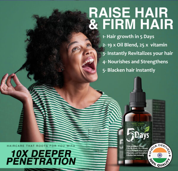 5 Days Fast Hair Growth Oil | 10 X Deeper Penetrationnnnnnnnnnnn