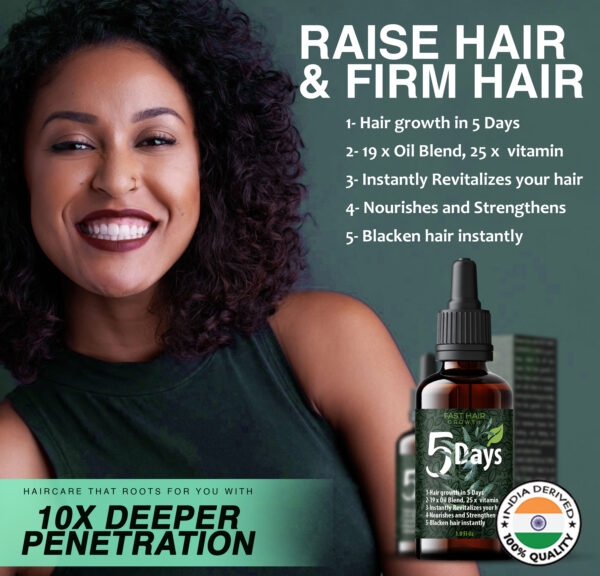 5 Days Fast Hair Growth Oil | 10 X Deeper Penetrationnnnnnnnnn
