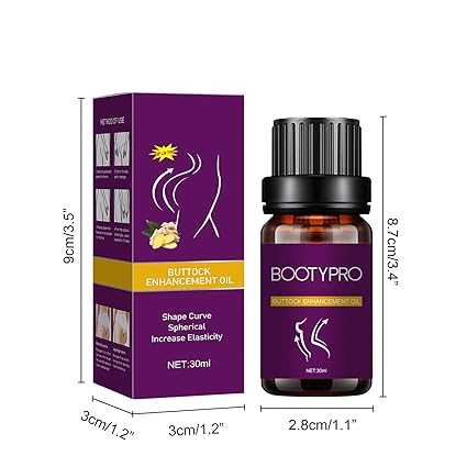 Hiplift Buttocks Enhancement Oil, Butt Firming Enhancement Oil for Women, Natural Herbal Hip Lift Up Massage Oil, Butt Cellulite Removal, Firming & Lifting Fast