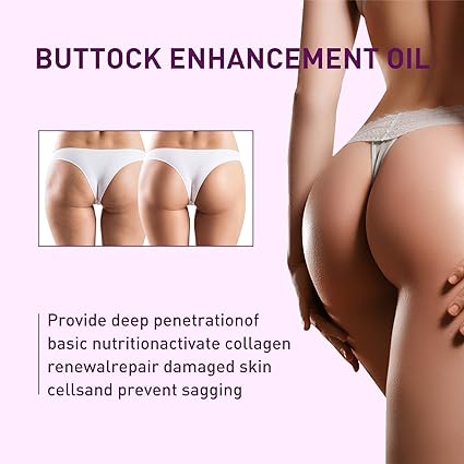 Hiplift Buttocks Enhancement Oil, Butt Firming Enhancement Oil for Women, Natural Herbal Hip Lift Up Massage Oil, Butt Cellulite Removal, Firming & Lifting Fast