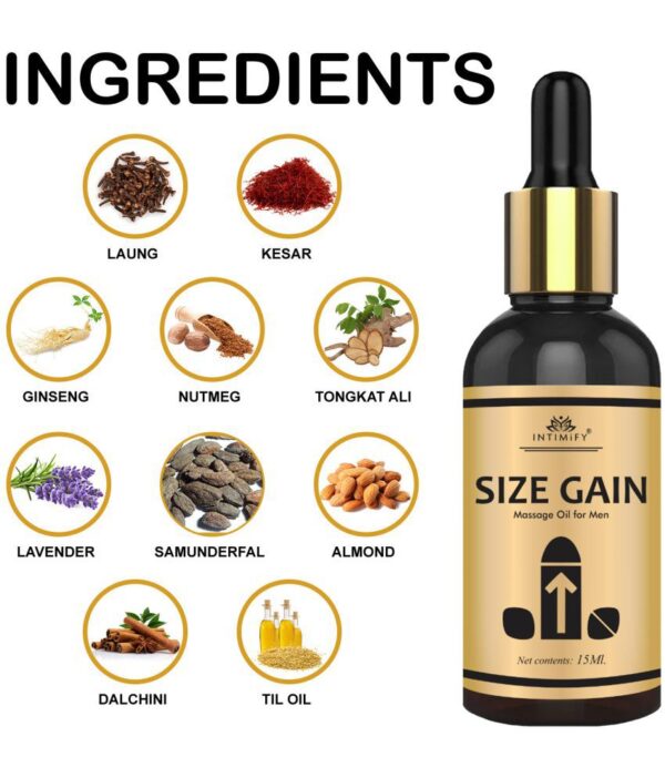 Intimify Size Gain Oil for sexy massage oil, penis cream, penis gel, penis massage, penis lotion, Pens Bigger Cream, Pennines
