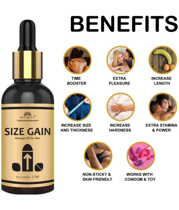 Intimify Size Gain Oil for sexy massage oil, penis cream, penis gel, penis massage, penis lotion, Pens Bigger Cream, Pennines