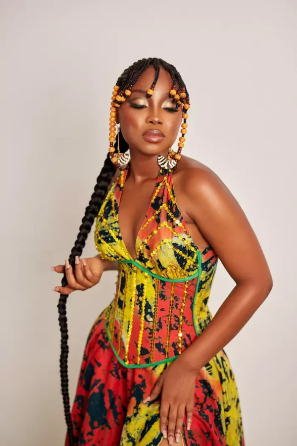 Batik Maxi Set/ Beaded Dress/ Ankara Dress/ Sequin Dress/ African print