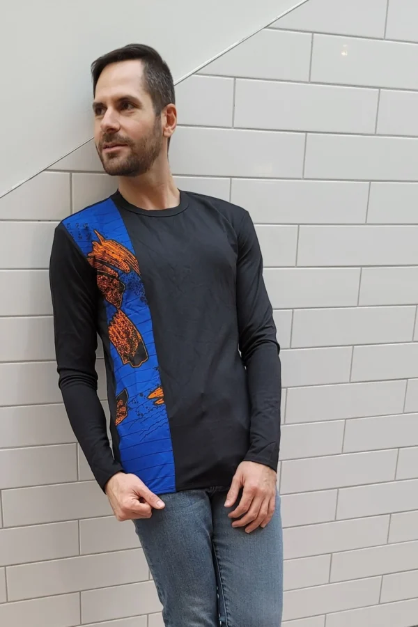 FATAYE AFRICAN PRINT LONG SLEEVE UNISEX ADULTS' SHIRT